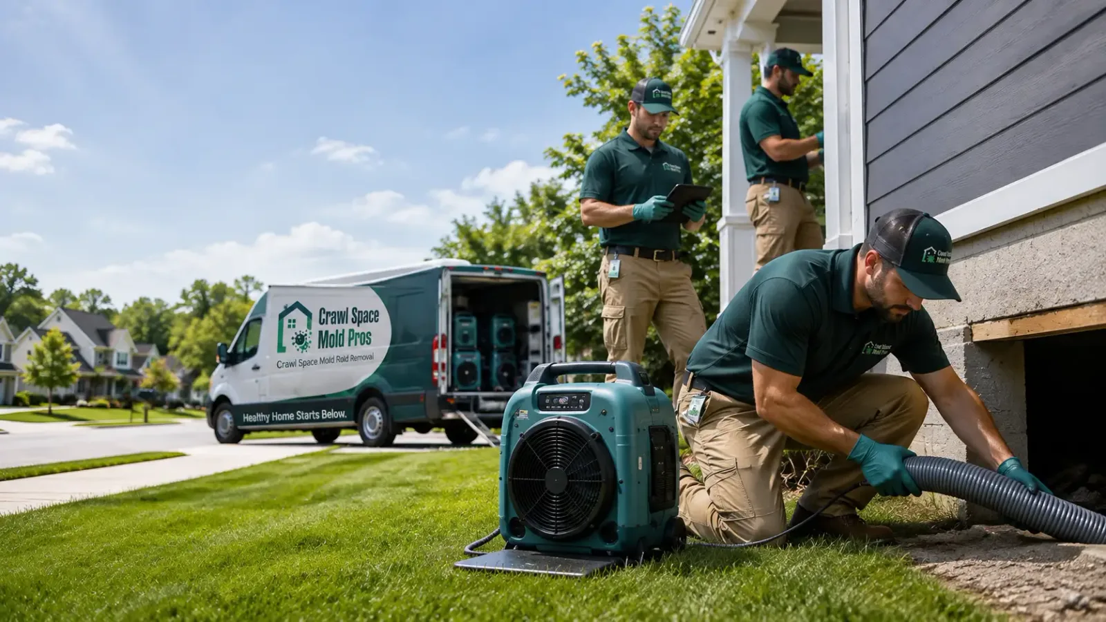 Crawl Space Mold Removal in Brentford, SD